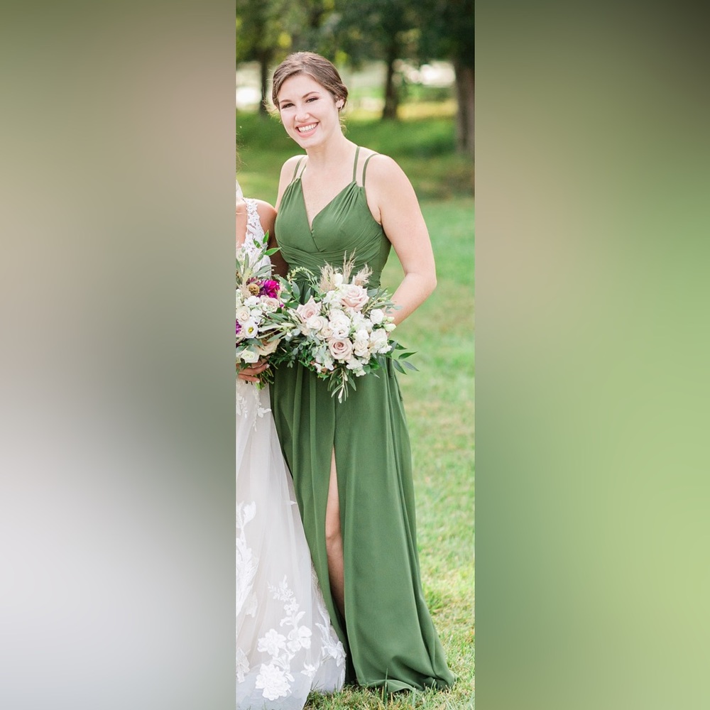 AZAZIE Bridesmaid Dress “Farren” in Olive